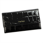 MiaMore etui na telefon z klapką skóra naturalna lakierowana IPHONE 13