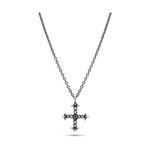 Biżuteria POLICE PEJGN2112811. Naszyjnik, Kolor szary. Mężczyzna.