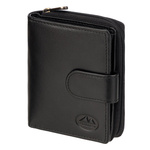 Pojemny Skórzany damski portfel kieszeń zasuwana EL FORREST RFID