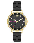 Zegarek JUICY COUTURE JC1310GPBK. Kwarcowy, Kolor czarny. Kobieta.