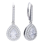 Biżuteria DIAMONFIRE 6220611082. Kolczyki, Kolor szary. Kobieta.