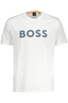 BIAŁY T-SHIRT MĘSKI Z KRÓTKIM RĘKAWEM HUGO BOSS