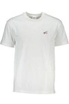 T-SHIRT MĘSKI Z KRÓTKIM RĘKAWEM TOMMY HILFIGER BIAŁY