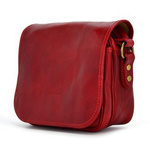 Gustowna wygodna damska skórzana listonoszka