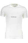 BIAŁY T-SHIRT MĘSKI Z KRÓTKIM RĘKAWEM CALVIN KLEIN WHITE