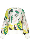 BIA�Y SWETER DESIGUAL DAMSKI