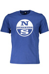 NIEBIESKI T-SHIRT M�SKI Z KR�TKIM R�KAWEM NORTH SAILS