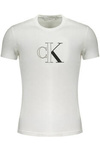 MĘSKI T-SHIRT Z KRÓTKIM RĘKAWEM CALVIN KLEIN BIAŁY