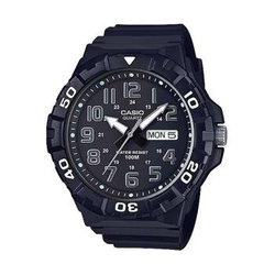 Zegarek marki Casio model MRW-210H-1A kolor Czarny. Akcesoria męski. Sezon: Cały rok