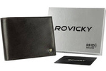 Skórzany męski portfel Rovicky N61-RVT RFID