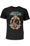 CAVALLI CLASS T-SHIRT Z KRÓTKIM RĘKAWEM MĘSKI CZARNY