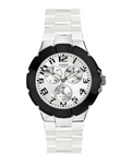 Zegarek GUESS W11594G4. Kwarcowy, Kolor biały. Mężczyzna.