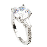 Biżuteria DIAMONFIRE 9502941082165. Pierścionek, Kolor szary. Kobieta.