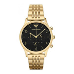 Zegarek ARMANI AR1893. Kwarcowy, Kolor czarny. Mężczyzna.