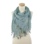 Szal Tęczowe koraliki