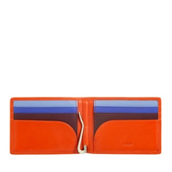 Minimalistyczny skórzany portfel męski marki DUDU