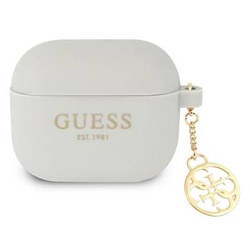 Guess GUA3LSC4EG AirPods 3 cover szary/grey Silicone Charm 4G Collection