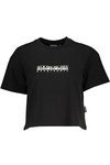 T-SHIRT DAMSKI Z KRÓTKIM RĘKAWEM NAPAPIJRI CZARNY