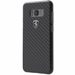 Ferrari Hardcase FEHCAHCS8LBK S8 Plus G955 black/czarny Carbon Heritage