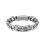 Biżuteria POLICE PEAGB2120405. Bransoletka, Kolor szary. Mężczyzna.