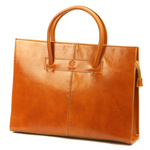 Florence damski kuferek skóra naturalna duża torebka z organizerem paskiem