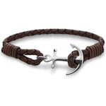 Biżuteria TOM HOPE TM0210. Bransoletka, Kolor brązowy srebrny. Unisex.