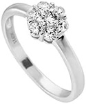 Biżuteria DIAMONFIRE 6117301582165. Pierścionek, Kolor szary. Kobieta.
