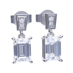 Biżuteria DIAMONFIRE 6220601082. Kolczyki, Kolor szary. Kobieta.