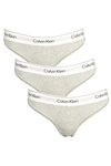 Stringi damskie Calvin Klein szare
