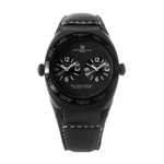 Zegarek MONTRES DE LUXE 09BK-3001. Kwarcowy, Kolor czarny. Unisex.
