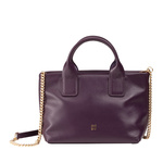 DUDU Mini torebka do ręki damska z łańcuszkiem listonoszka skóra naturalna