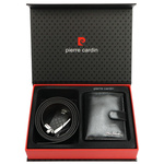 Meski zestaw prezentowy skóra naturalna Pierre Cardin ZG-EX-06