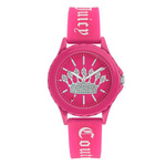 Zegarek JUICY COUTURE JC1325HPHP. Kwarcowy, Kolor różowy. Kobieta.