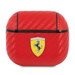 Ferrari FESA3CARE AirPods 3 cover czerwony/red On Track PU Carbon