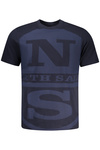 NORTH SAILS M�SKA KOSZULKA Z KR�TKIM R�KAWEM, NIEBIESKA