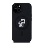 Karl Lagerfeld KLHMN61SCMKCRHK iPhone 11 / Xr 6.1" czarny/black hardcase Silicone Karl & Choupette MagSafe