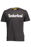 T-SHIRT MĘSKI Z KRÓTKIM RĘKAWEM TIMBERLAND CZARNY