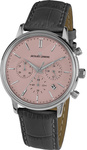 Zegarek JACQUES LEMANS 1-209F. Kwarcowy, Kolor różowy. Mężczyzna.