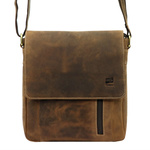 Nordee saszetka męska skóra naturalna torba na ramię miejska z kieszeniami