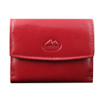 Skórzany damski mały portfel zatrzask portmonetka EL FORREST RFID