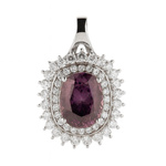 Biżuteria DIAMONFIRE 6513681100. Wisiorek, Kolor szary. Kobieta.