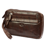 Stylowa Saszetka męska skórzana do ręki EL FORREST