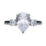 Biżuteria DIAMONFIRE 6115151082160. Pierścionek, Kolor szary. Kobieta.