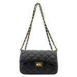 Vera Pelle damska listonoszka skóra naturalna pikowana stylowa torebka