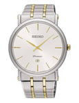 Zegarek SEIKO SKP400P1. Kwarcowy, Kolor biały. Mężczyzna.