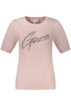 GUESS JEANS DAMSKI RÓŻOWY SWETER