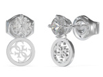 Biżuteria GUESS JUBE02154JWRH. Kolczyki, Kolor szary. Kobieta.