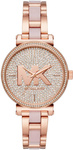 Zegarek MICHAEL KORS MK4340. Kwarcowy, Kolor różowy. Kobieta.