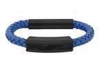Biżuteria POLICE PJ26492BLN.01. Bransoletka, Kolor niebieski. Mężczyzna.