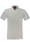 HUGO BOSS POLO KR�TKI R�KAW M�SKI BIA�Y